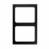 Vollrath® Miramar Resin Template For Contemporary Pan 8244118 Two Medium Rectangles Solid Black