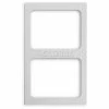 Vollrath® Miramar Resin Template For Contemporary Pan 8244120 Two Medium Rectangles White Stone