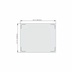 Vollrath® Miramar™ Satin SS Blank Double Template