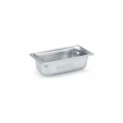 Vollrath® 1/3 Super Pan 3® Perforated Pan 100mm, 4"D - Pkg Qty 6