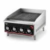 Vollrath® Cayenne 24" Radiant/Lava Rock Charbroilers, 924CG, 4 Burner, 80000 BTU