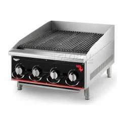 Vollrath® Cayenne 24" Radiant/Lava Rock Charbroilers, 924CG, 4 Burner, 80000 BTU