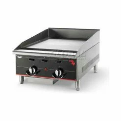 Vollrath® Cayenne 24" Heavy Duty Griddle, 924GGT, 2 Controls, 60000 BTU