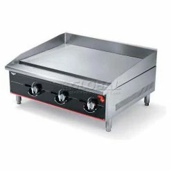 Vollrath® Cayenne 36" Heavy Duty Gas Griddle, 936GGM, 3 Burners, 90000 BTU