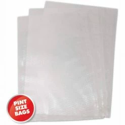 Weston Vac Sealer Bags, 6" x 10" (Pint), 100 count