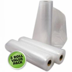 Weston Vac Sealer Bags, 11" x 18' Roll 3-Pack (total 11" x 54')