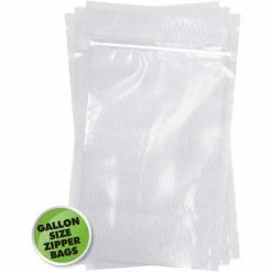 Weston Vac Sealer Bags, 11" x 16" (Gallon) Zipper Seal, 50 count