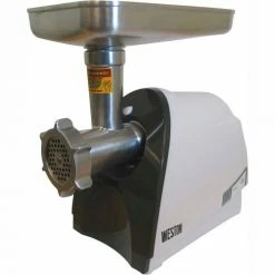 Weston 33-0201-W #8 Heavy Duty Electric Meat Grinder & Sausage Stuffer (575 watt)