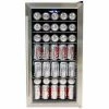 Whynter BR-130SB - Beverage Refrigerator, Stainless Steel, Internal Fan, 120 Cans Capacity, 33"H