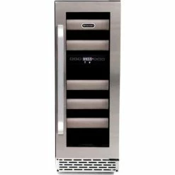 Whynter BWR-171DS - Elite Wine Refrigerator, Stainless Steel Door, Dual Zone Built-In, 17 Bottles