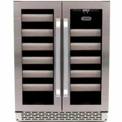 Whynter BWR-401DS - Elite Refrigerator, Stainless Steel Door, Dual Zone Built-in, 40 Wine Bottles