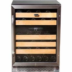 Whynter BWR-462DZ - Wine Refrigerator, Dual Temperature Zone Built-In, Holds 46 Bottles