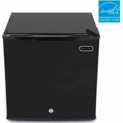 Whynter Compact Upright Freezer With Lock, Solid Door, 1.1 Cu. Ft., Black