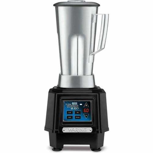 Waring® Torq Bar Blender, 64 Oz. Stainless Steel Jar, Timer, 2 Speed, 2 HP