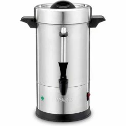 Waring Commercial 30 Cup Coffee Urn, 120V, 1500W, Stainless Steel