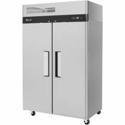 Turbo Air M3 Series Reach In Freezer, 2 Solid Doors, 47 Cu. Ft., Stainless Steel
