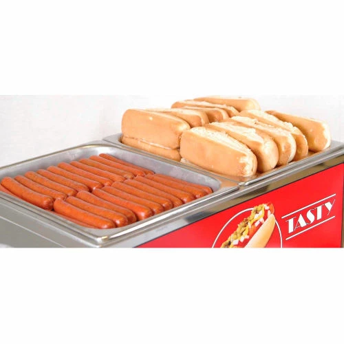Benchmark USA® 60072, Mini Cart Hot Dog Steamer - Image 3