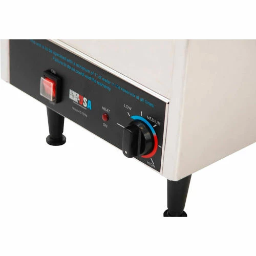 Benchmark USA® 60072, Mini Cart Hot Dog Steamer - Image 4